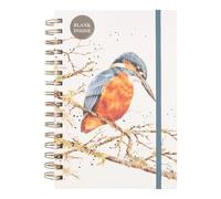Wrendale Designs Pond Dipping' Kingfisher - Cuaderno en blanco