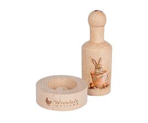 Wrendale Designs - Prensa para ollas de papel con texto "Garden Friends"