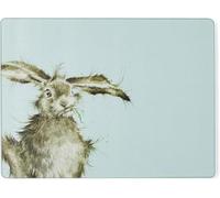 Wrendale Designs - Protector de encimera de vidrio con cerebro de liebre