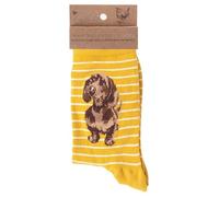 Wrendale Designs - Calcetines, Perro salchicha., Taille unique