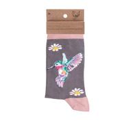Wrendale Designs Wisteria Wisteria Wishes - Calcetines para mujer, Calcetín de pájaro - Wisteria Wishes, M