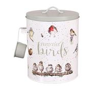Wrendale Feed The Birds - Tarro de almacenamiento de alimentos para mascotas con cucharada
