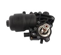 Wresetly 059115389P Carcasa de Filtro de Aceite de Motor con Reemplazo de Termostato de Refrigerante para A6 A7 A8 Q5 3.0L 2013-2016