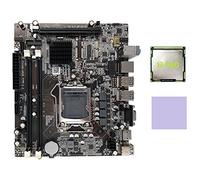 Wresetly 1 juego de placa base H55 LGA1156 compatible con I3 530 I5 760 Series CPU DDR3 Memory Computer Motherboard+I3 550 CPU+almohadilla térmica