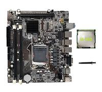 Wresetly 1 juego de placa base para computadora LGA1156 compatible con I3 530 I5 760 Series CPU DDR3 Memory Computer Motherboard+I3 550 CPU+grasa térmica