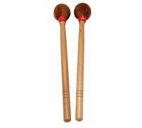 Wresetly 1 par de de tela de algodón con de madera, martillo antibajo, accesorio de percusión duradero