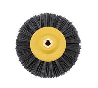 Wresetly 1 pieza 150 x 40 mm x M14 P60 hilo abrasivo de nylon rueda de cepillo de pulido para molienda antiquite piedra muebles de madera