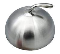 Wresetly 1 unids 20 cm de tapa de filete de acero inoxidable Teppanyaki cúpula tapa redonda resistante de la comida manta de cocina cocina
