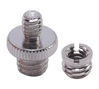 Wresetly 10 unidades 1/4 E 3/8 convertidores de cámara kit de montaje con rosca para trípode monopod Ballhead Light Stand Shoulder