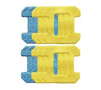 Wresetly 10 unidades de almohadillas para limpieza de ventanas 298, accesorios para robot de limpieza, paño de microfibra, limpieza en húmedo y seco