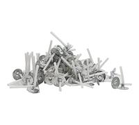 Wresetly 1000 unidades/lote de mechas para velas, 1 mecha de vela sin humo con pestañas de metal para la fabricación de velas