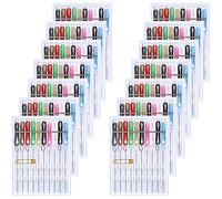 Wresetly 14 cajas Mini Quick Fix Easy Threaded Needle Kit Basic Personal Plastic Threaded Needle Holder