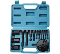 Wresetly 14 piezas de acondicionado compresor extractor de embrague A/C extractor de acondicionado kit de herramientas de reparación de coche