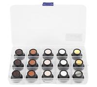 Wresetly - 15 unidades de botones para control de tono y volumen de guitarra de aluminio para butonsda Reemplacementda Guitarra eléctrica Lp