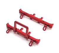 Wresetly 2 piezas de metal delantero y trasero parachoques para HB Toys ZP1001 ZP1002 ZP1003 ZP1004 ZP 1001 1/10 RC Crawler Auto Upgrade Partes, 1