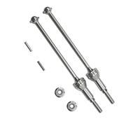 Wresetly 2 piezas de metal eje de transmisión delantero para HBX 901 901A 903 903A 905 905A 1/12 RC Auto Upgrades Piezas de repuesto Accesorios