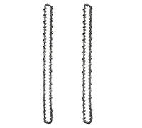 Wresetly 2 piezas de motosierra de 20 pulgadas, 76 unidades, de hoja de cadena rasgado de 0.325 pulgadas, calibre 0.058 para cortar