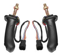 Wresetly 2 unidades L + R 3 botones pala Joystick Assy Engranajes para Doosan DX150 215 225 300 370-9C