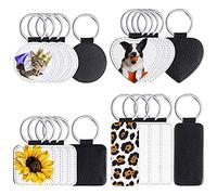 Wresetly 20 llaves de sublimación en , de piel sintética, para manualidades