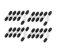 Wresetly 20 unidades/10 pares de portamaíz frutero portátil accesorios barbacoa de acero pinchos para mazorcas de maíz barbacoa