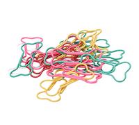 Wresetly 24 piezas de metal con forma de hueso en caja de PVC