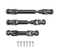 Wresetly 3 piezas de eje de transmisión de metal CVD para TRX6-6 G63 6X6 1/10 RC Crawler Auto Upgrade Partes
