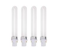 Wresetly 4 bombillas UV de 9 W para lámpara UV de 36 W para máquina de uñas