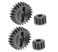 Wresetly 4 piezas AR45 F9 eje portal Gear Set 23T/12T para SCX10 III Capra 1/10 RC Crawler Car Upgrade Parts Accesorios