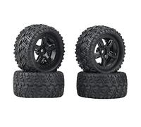 Wresetly 4 unidades serías neumáticos de goma rueda de neumático P6973 para Hobby Smax 1621 1625 1631 1635 1651 1655 1/16 unidades de actualización de coche con control remoto