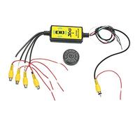 Wresetly 4To1 Panorama 360 Cámara Vídeo Invertir Interruptor Caja Cámara Video Switch Caja Inalámbrico Control Remoto