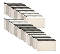 Wresetly 50 bolsas de lona con de cremallera, estuche para lápices, estuche de cosméticos, bolsa vacía, bolsa de manualidades, bolsa de cosméticos, bolsa de cosméticos, bolsa de manualidades,