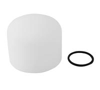 Wresetly 8 pulgadas 432Hz - Cuenco de canto ( sonido, nota D, ombligo de cristal, cuarzo, esmerilado, meditación con anillo de goma