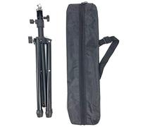 Wresetly 8 pulgadas ajustable de metal trípode, soporte de tambor mudo, práctico soporte de soporte accesorio de percusión, accesorio negro