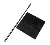 Wresetly Accesorios para Instrumentos de Viento Palos de Limpieza para Varilla de Limpieza de Flauta con Paño para Kit de Limpieza de Flauta