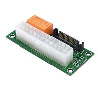 Wresetly Adaptador de fuente de alimentación múltiple de doble PSU Add2Psu con conector SATA ATX de 24 a para