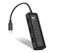 Wresetly Adaptador USB tipo C a USB 3.2 de 10 Gbps de transmisión rápida portátil 6 en 1 reutilizable Hub Presentación Conversor de conferencias Adaptador USB