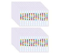 Wresetly - Adhesivo de guitarra para guía de dedos (20 unidades, adhesivo de escala musical), color