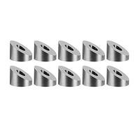 Wresetly Arandela biselada 30 grados 1/4 T316 de acero inoxidable para barandilla 1/8 a 3/16 / Hardware / Metal / Aluminio Balaustrada DIY (10 unidades)