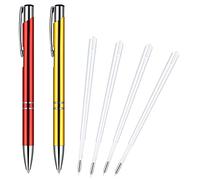 Wresetly Bolígrafo de liberación de aire con recargas de vinilo, herramientas de deshierbe, herramienta retráctil de liberación de aire, punta de deshierbe, lápiz A