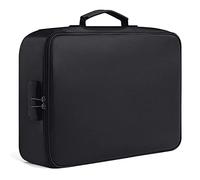 Wresetly - Bolsa de documentos ignífuga con cerradura para oficina en casa de viaje, caja de seguridad ignífuga y resistente al agua, con asa portátil, almacenamiento de archivos