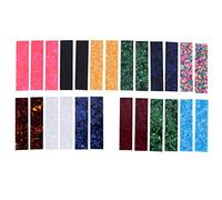 Wresetly Bricolaje Guitarra Púa Golpear Hojas Músico Celuloide Guitarra Púa Tiras Espesor De 0,46/0,71/0,96 cm Color aleatorio