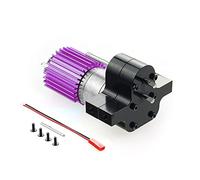 Wresetly Caja de engranajes de motor 370 de metal para WPL C14 C24 B24 B36 MN D90 D99 MN99S RC Auto Upgrade Partes, Negro