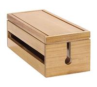 Wresetly Caja de gestión de cables, organizador de cables, cable de alimentación, protección sobretensiones (color)