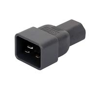 Wresetly Color Beige Iec 320 C13 A C20 Adaptador de Ca, Iec 15A A 10A, 16A A 10A Conversor de Ca, C20 16A A C13 10A Conector Depotencia