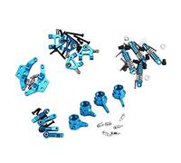 Wresetly completo de piezas de actualización de metal para piezas de coche 1/28 K969 P929 P939 K979 K989 K999 Rc, azul