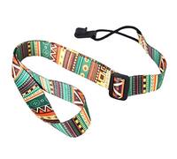 Wresetly Correa De Gancho De Banda De Cinturón De Correas De Bajo Acústico Guitarra Ukulele Guitarra De Poliéster Flexible Ajustable