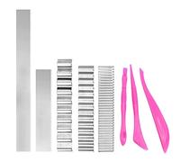 Wresetly Cuchilla de corte de arcilla, 8 unidades de herramientas de corte de arcilla polimérica flexible para corte DIY moldeo escultura