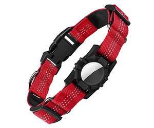 Wresetly de Perro, de Perro Etiqueta de Reflectante para Etiquetas de de - de Perro Ajustable, Duradero y Resistente Rojo