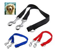 Wresetly Dúplex doble embrague doble perro conduce 2 vías perros caminando cinta texto original oferta