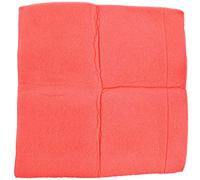 Wresetly Esponja insonorizada de 25 x 25 x 5 cm, panel de espuma acústica para detener la absorción, estudio, KTV, decoración de sonido, arte, dormitorio, baño, de estar, fondo de TV (rojo)